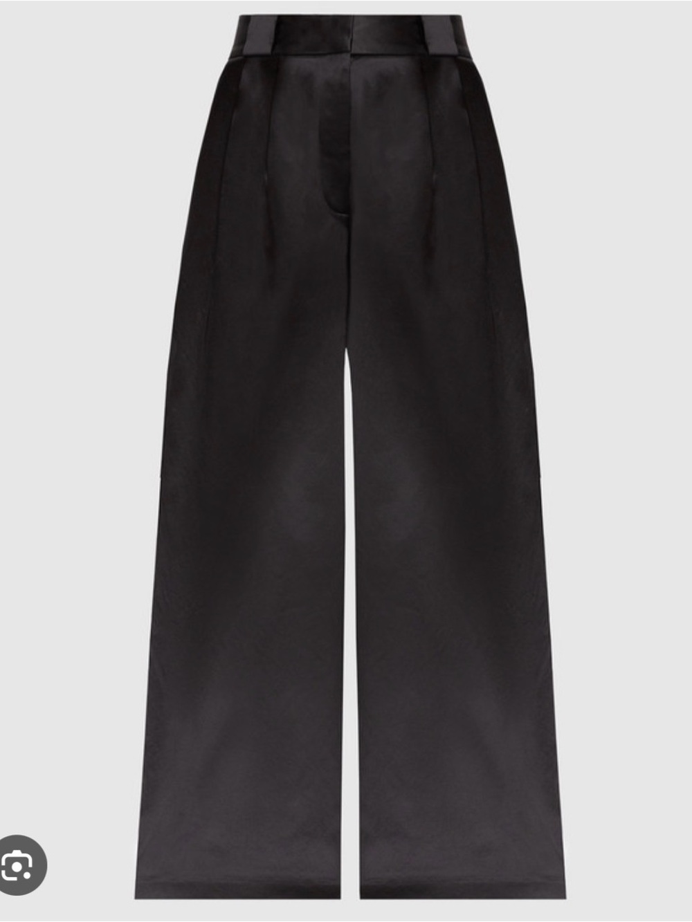 KHAITE RICO PANT wide Leg Palazzo High-Waist Black size 0